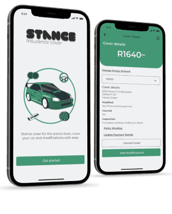 Stance Insurance App Interface